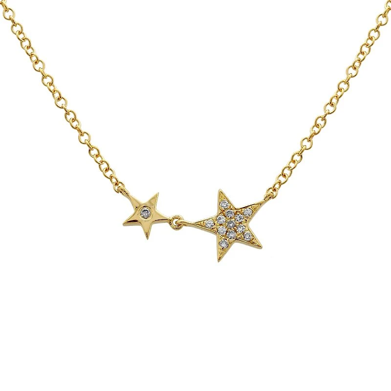 Sister Stars Diamond Necklace