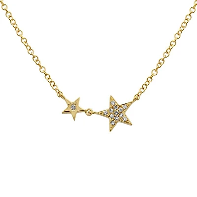 Sister Stars Diamond Necklace