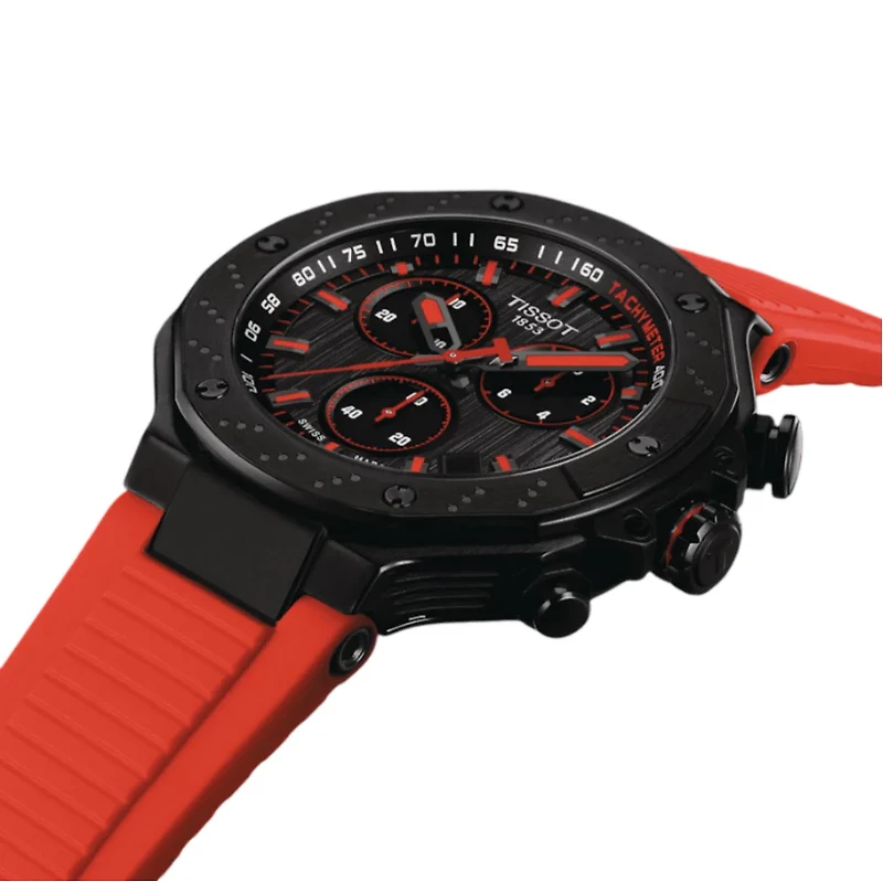 T-Race Red/Black 45MM Watch