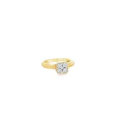 Square Diamond Ring (Size 6.5)
