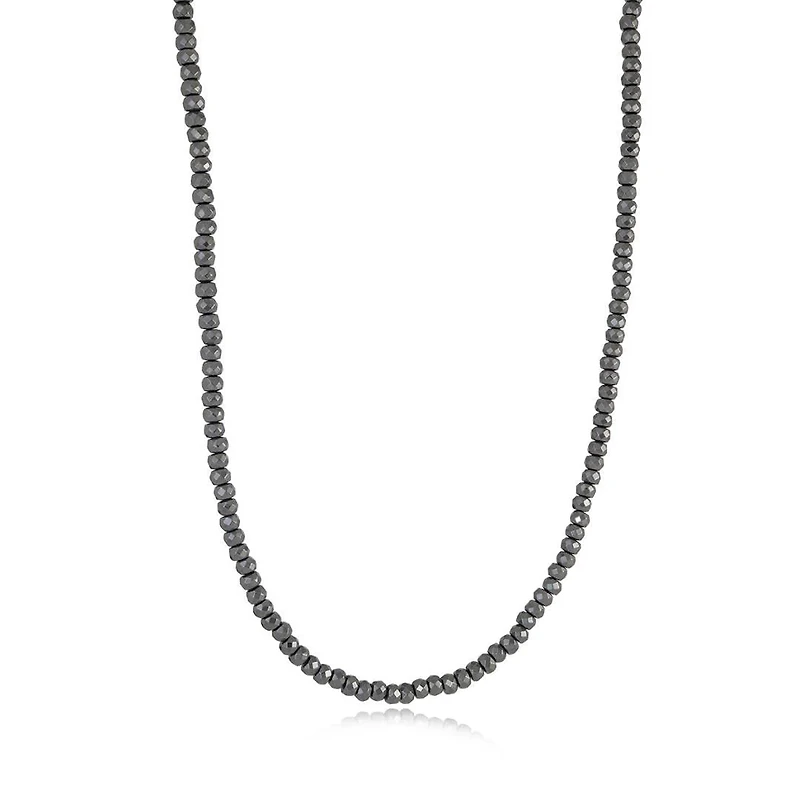3MM Hematite Steel Necklace