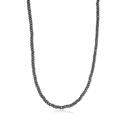 3MM Hematite Steel Necklace