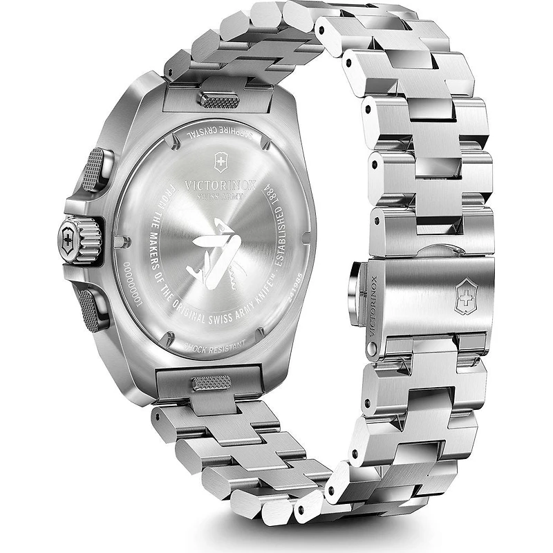 INOX Chrono 43MM Steel/Blue Watch