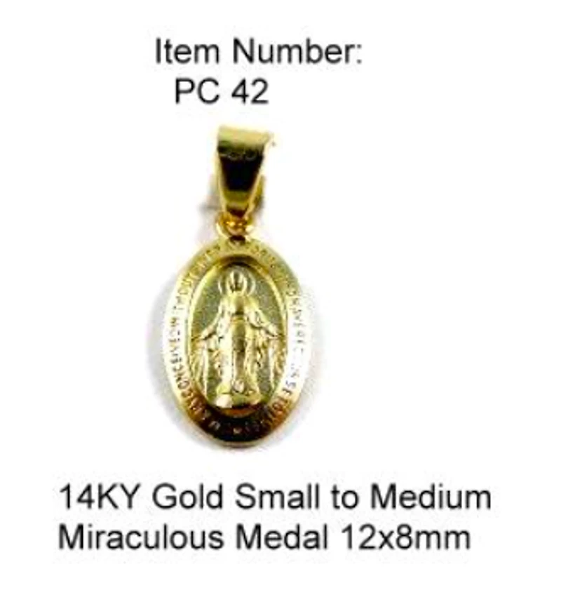 Virgen Milagrosa Pendant 12MM
