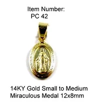 Virgen Milagrosa Pendant 12MM