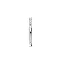 Thin Sparkle Silver Ring