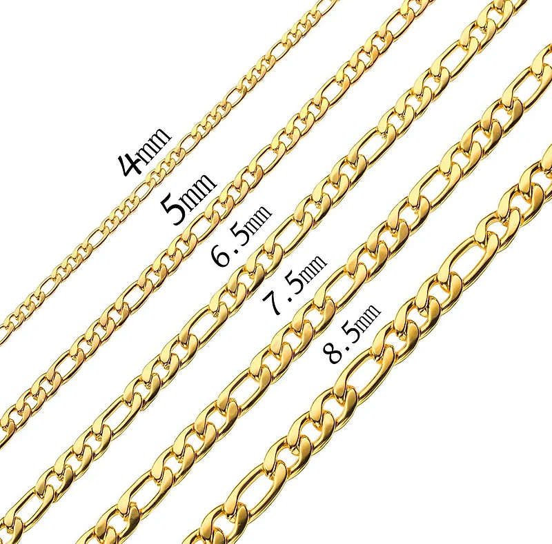 Figaro Solid 4MM Chain