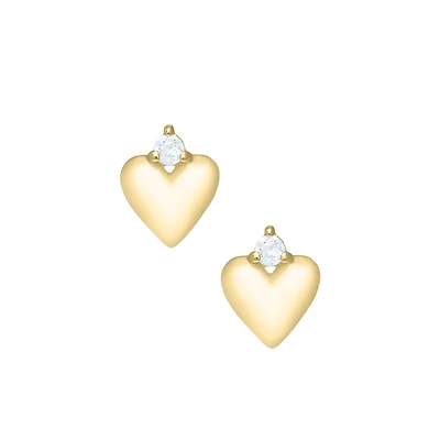 Royal Heart Kids Stud Earrings