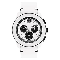 TR90 43MM Black and White Watch
