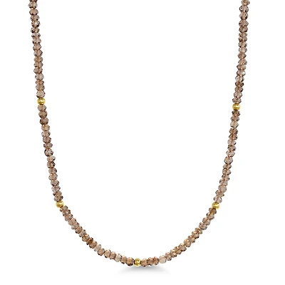 Natural Smoky Quartz Gemstones Necklace