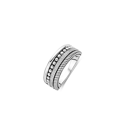 Pretty Patterns Four Layers Ring