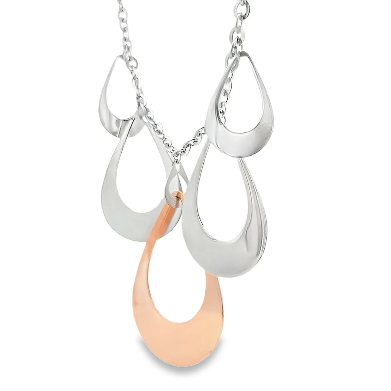 Multiple Teardrops Pendant Necklace