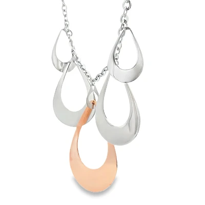 Multiple Teardrops Pendant Necklace