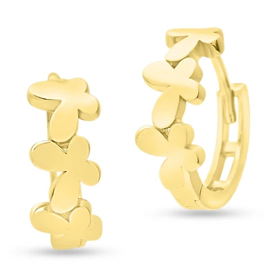 Butterfly Huggie Earrings 12MM