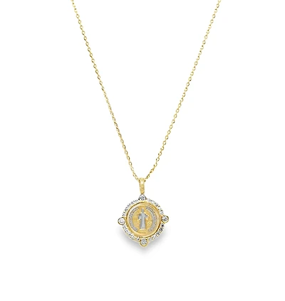 San Benito Diamond Border Necklace