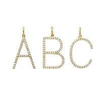 17mm Diamond Initial Pendant