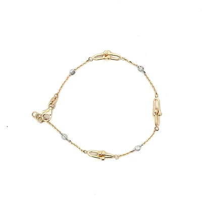 Hardware Two Tone Bracelet