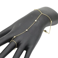 Diamonds Three Stones Hand Chain