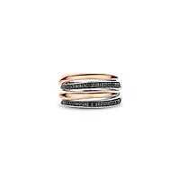 Modern Curve Rose Ring