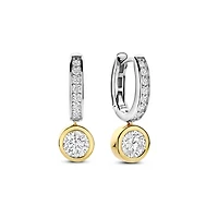 Core Signature Two Tone Earrings