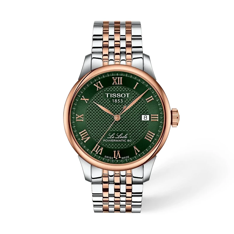 Le Locle Green/Rose 39MM Watch