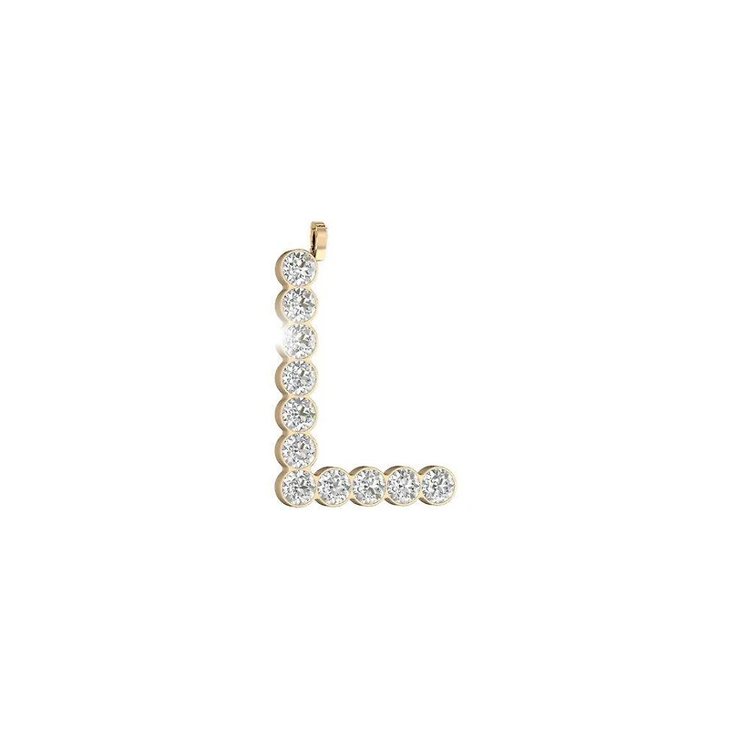 XLarge Clear Swarovski Initial Pendant