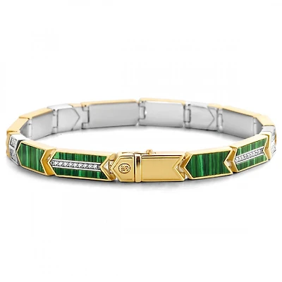 Green Malachite Arrow Bracelet