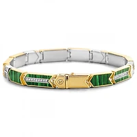 Green Malachite Arrow Bracelet