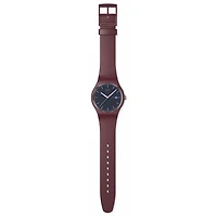 Burgandy Burry Watch