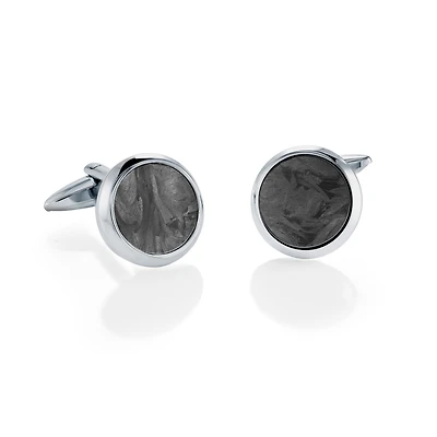 Steel and Carbon Fiber Cufflinks