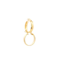 Hollow 17MM Huggie Earrings
