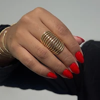 Cage Elongated Ring