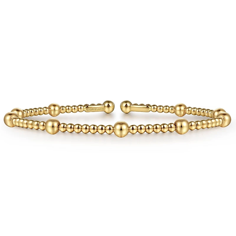 Flexible Beaded Bangle Bracelet
