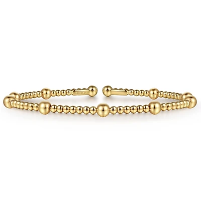 Flexible Beaded Bangle Bracelet