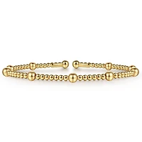 Flexible Beaded Bangle Bracelet