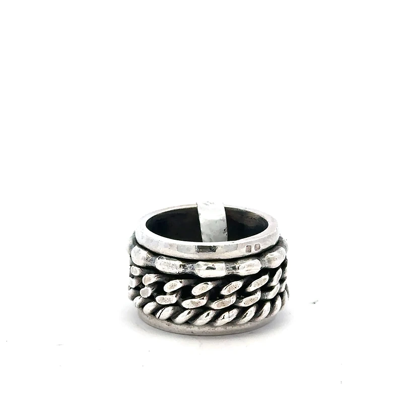 Triple Stack Silver Ring (Size 9)