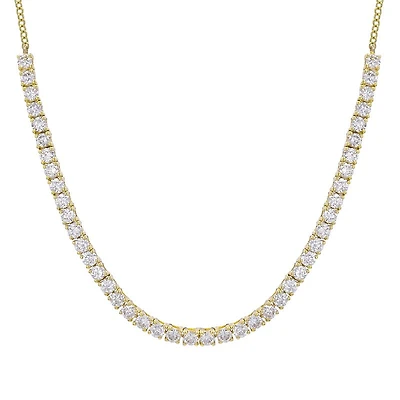 Half Tennis Necklace with 1.59ct Diamonds