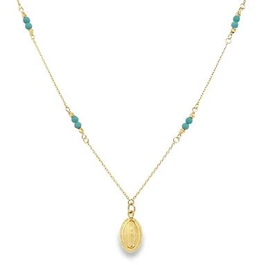 Oval Milagrosa Turquoise Necklace