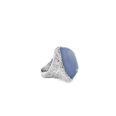 My Amazon Blue Cabochon Quartz Ring