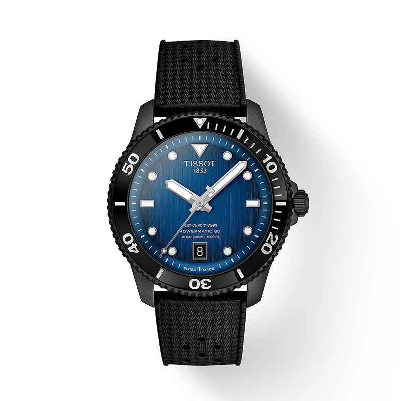 Seastar 1000 Powermatic 40MM Black/Blue Watch
