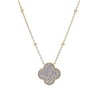 Pave Clover Necklace