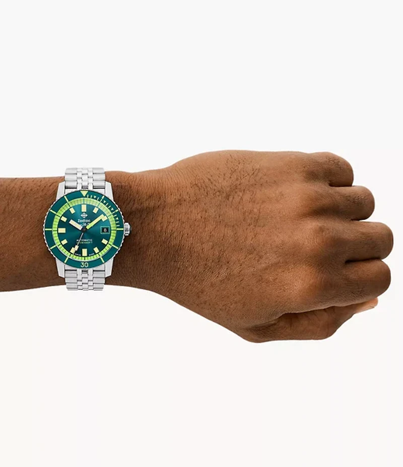 Super Sea Wolf Compression Diver Green 40MM Watch