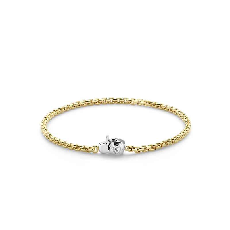 Round Box Golden Bracelet