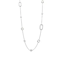 Cushion Quartz Long Necklace