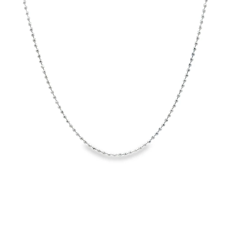 Diamond Cut Ball Link Chain
