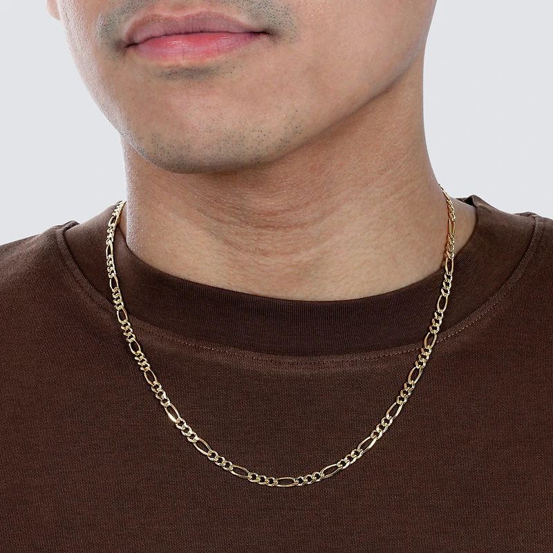 Figaro Solid 4MM Chain