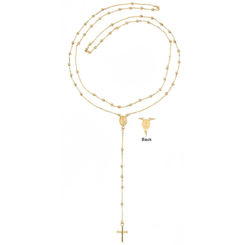 Thin Rosary Necklace 36''