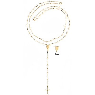 Thin Rosary Necklace 36''