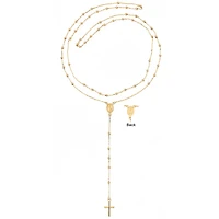 Thin Rosary Necklace 36''