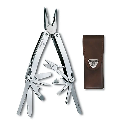 Swisstool Spirit X with Leather Pouch